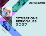 Cotisations r&eacute;gionales 2027 de l&rsquo;ACPM