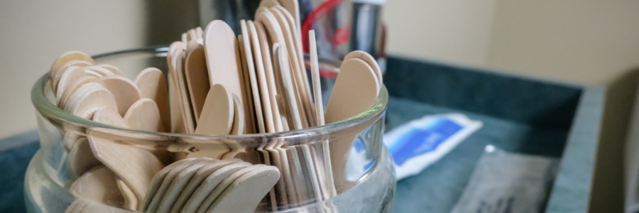 A jar of tongue depressors