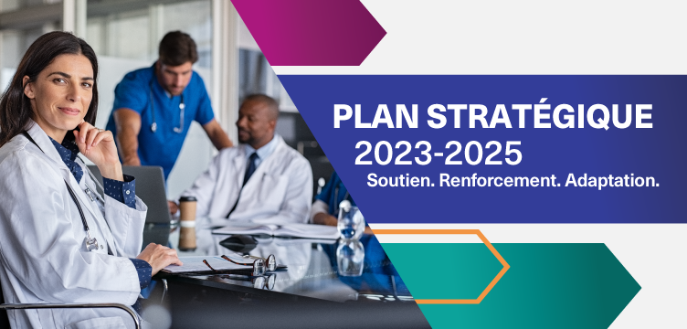 Plan stratégique 2023-2025. Soutien. Renforcement. Adaptation.